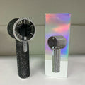 Diamond Mini Handheld Fan with Digital Display